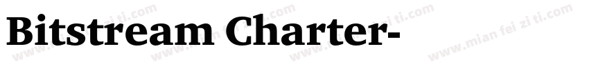 Bitstream Charter字体转换